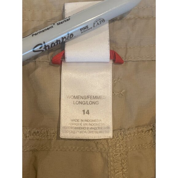 The North Face Horizon II Roll Up Short Women's 14 Beige Hike Quick Dry - Picture 10 of 16